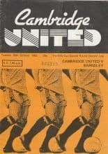 Cambridge United v Barnsley 26-Oct-1982