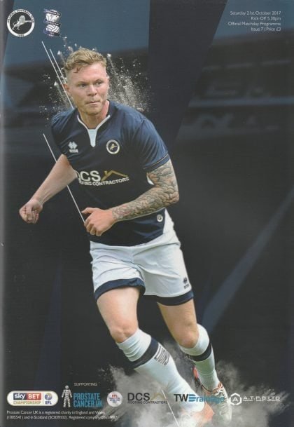 Millwall v Birmingham City 21-Oct-2017