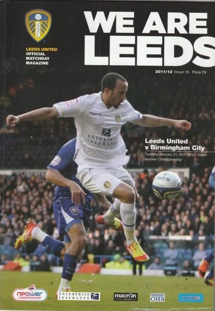 Leeds United v Birmingham City  31-Jan-2012