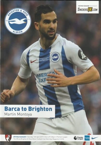 Brighton & Hove Albion v AFC Bournemouth  13-Apr-2019
