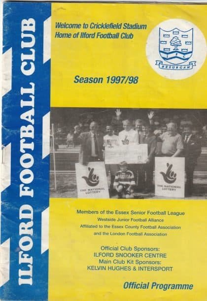 Ilford v Bowers United  08-Nov-1997