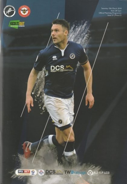 Millwall v Brentford  10-Mar-2018