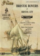 Bristol Rovers v Bristol City 13-Dec-1992