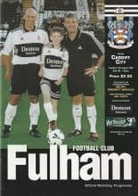 Fulham v Cardiff City 11-Aug-1998