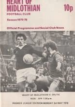 Heart of Midlothian v Glasgow Celtic 03-May-1976