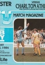 Manchester City v Charlton Athletic 31-Mar-1984