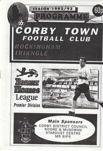 Corby Town v Chelsea 03-Aug-1993