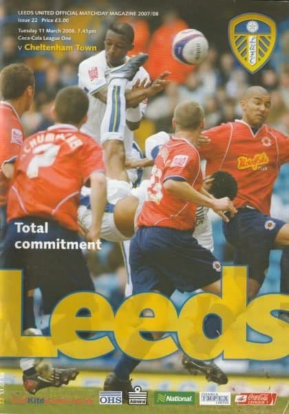 Leeds United v Cheltenham Town  11-Mar-2008