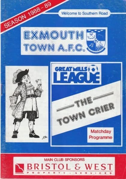 Exmouth Town v Clevedon Town  08-Oct-1988