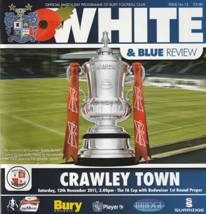Bury v Crawley Town  12-Nov-2011