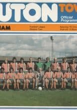 Luton Town v Fulham 15-Oct-1977