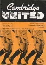Cambridge United v Fulham 05-Apr-1983