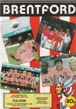 Brentford v Fulham 06-Sep-1988