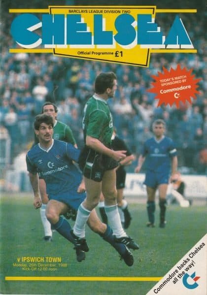 Chelsea v Ipswich Town 26-Dec-1993