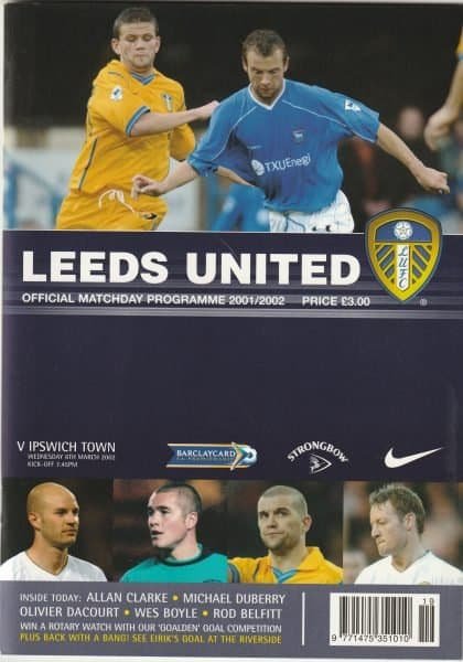 Leeds United v Ipswich Town  06-Mar-2002