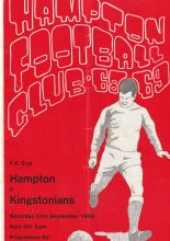 Hampton v Kingstonian  21-Sep-1968