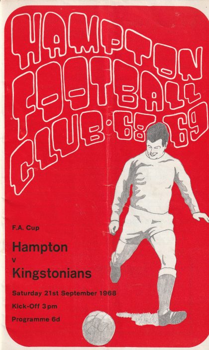 Hampton v Kingstonian  21-Sep-1968