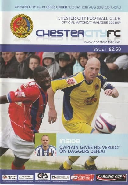 Chester City v Leeds United 12-Aug-2008