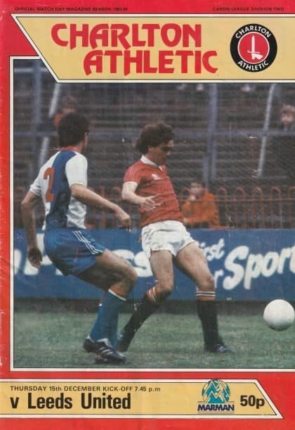 Charlton Athletic v Leeds United 15-Dec-1983