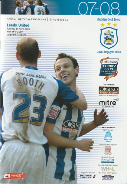 Huddersfield Town v Leeds United  15-Apr-2008