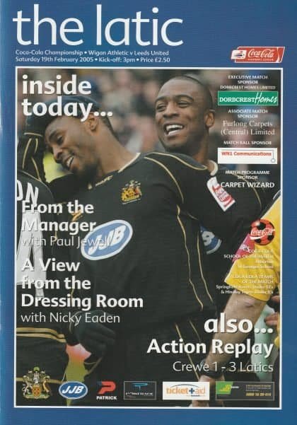 Wigan Athletic v Leeds United   19-Feb-2005
