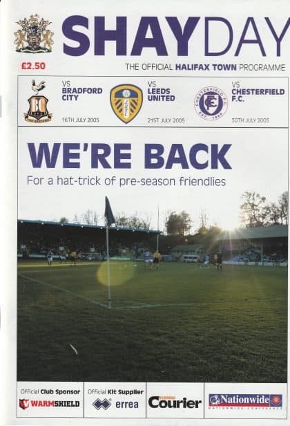 Halifax Town v Bradford City 16-Jul-2005