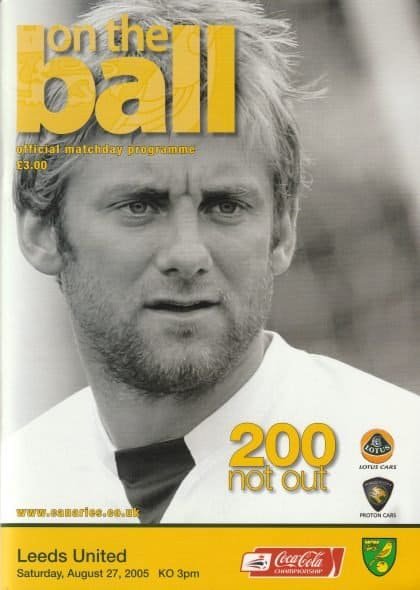 Norwich City v Leeds United 27-Aug-2005