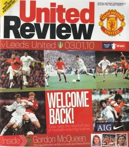 Manchester United v Leeds United 03-Jan-2010