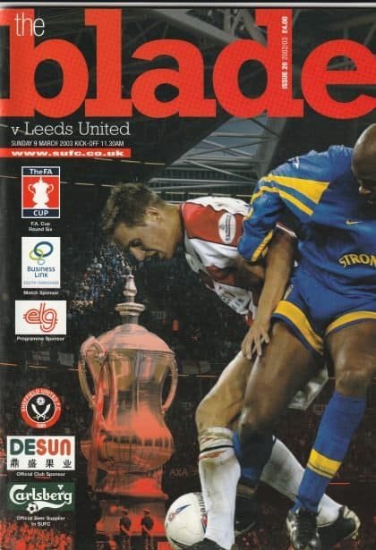 Sheffield United v Leeds United  09-Mar-2003
