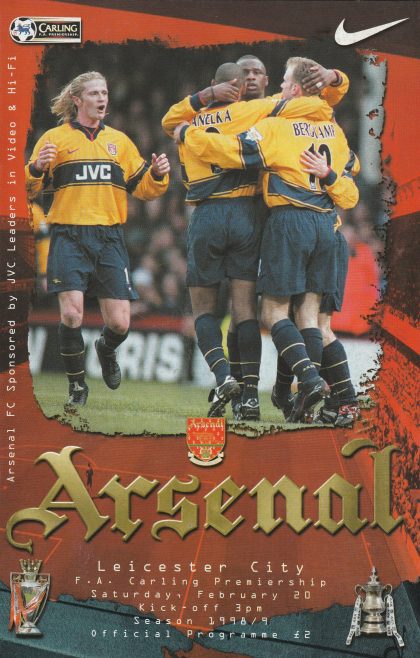 Arsenal v Leicester City 20-Feb-1999