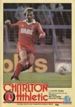 Charlton Athletic v Luton Town 26-Oct-1982