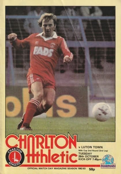 Charlton Athletic v Luton Town 26-Oct-1982