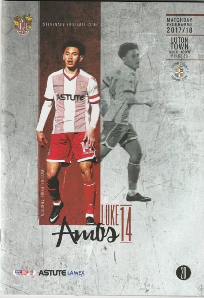 Stevenage v Luton Town   10-Feb-2018