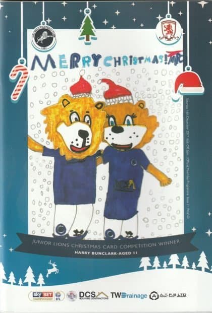 Millwall v Middlesbrough   16-Dec-2017