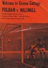 Fulham v Millwall 04-Mar-1975