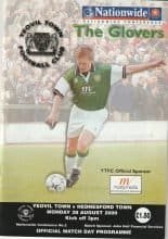 Yeovil Town v Morecambe 30-Sep-2000