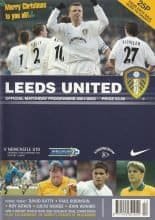 Leeds United v Newcastle United 22-Dec-2001