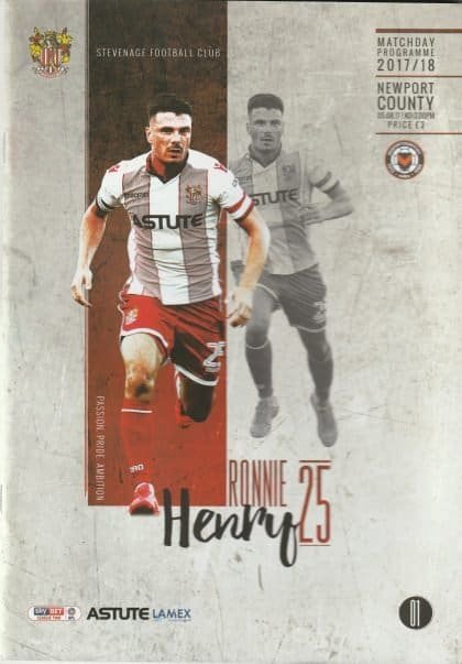 Stevenage v Newport County  05-Aug-2017