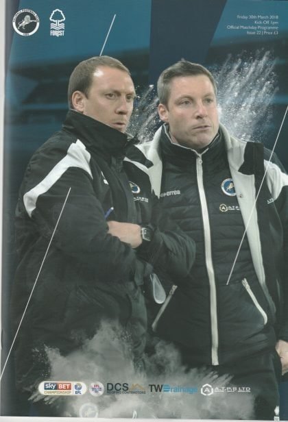 Millwall v Nottingham Forest  30-Mar-2018