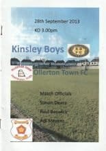 Kinsley Boys v Ollerton Town   28-Sep-2013