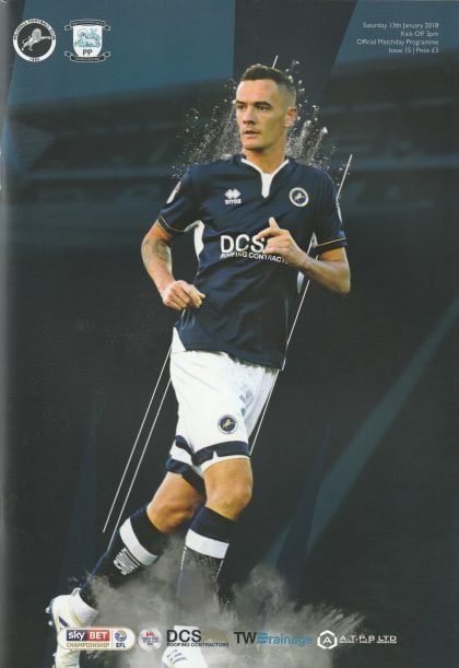 Millwall v Preston North End 13-Jan-2018
