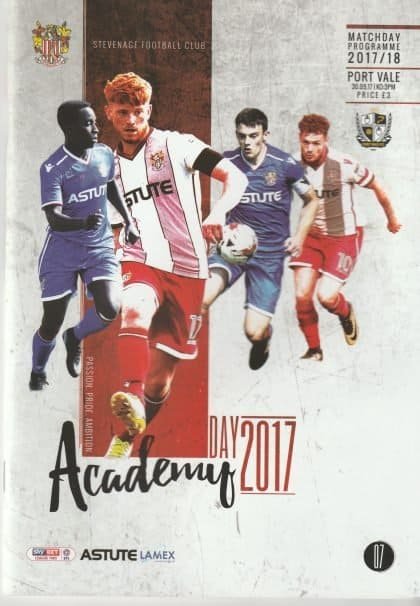 Stevenage v Port Vale  30-Sep-2017