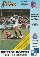 Bristol Rovers v Reading   26-Jan-1994