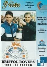 Bristol Rovers v Reading  27-Dec-1993