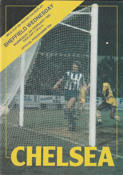 Chelsea v Sheffield Wednesday  06-Feb-1985
