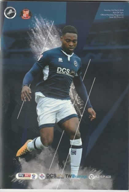 Millwall v Sunderland  03-Mar-2018