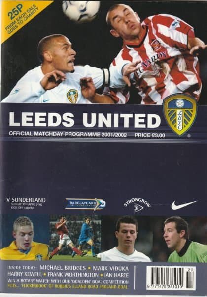 Leeds United v Sunderland  07-Apr-2002