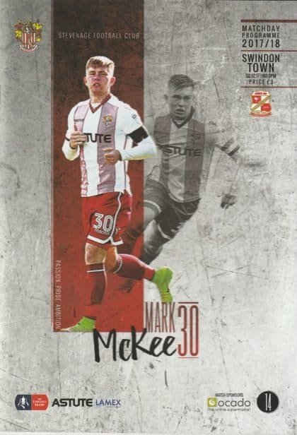 Stevenage v Swindon Town  02-Dec-2017