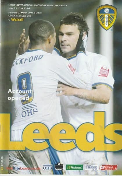 Leeds United v Walsall   22-Mar-2008