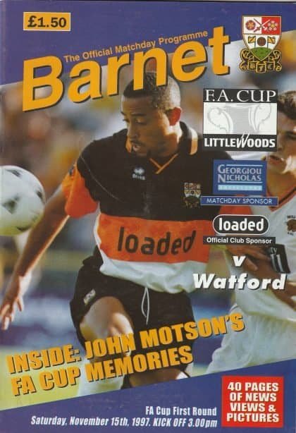 Barnet v Watford 15-Nov-1997